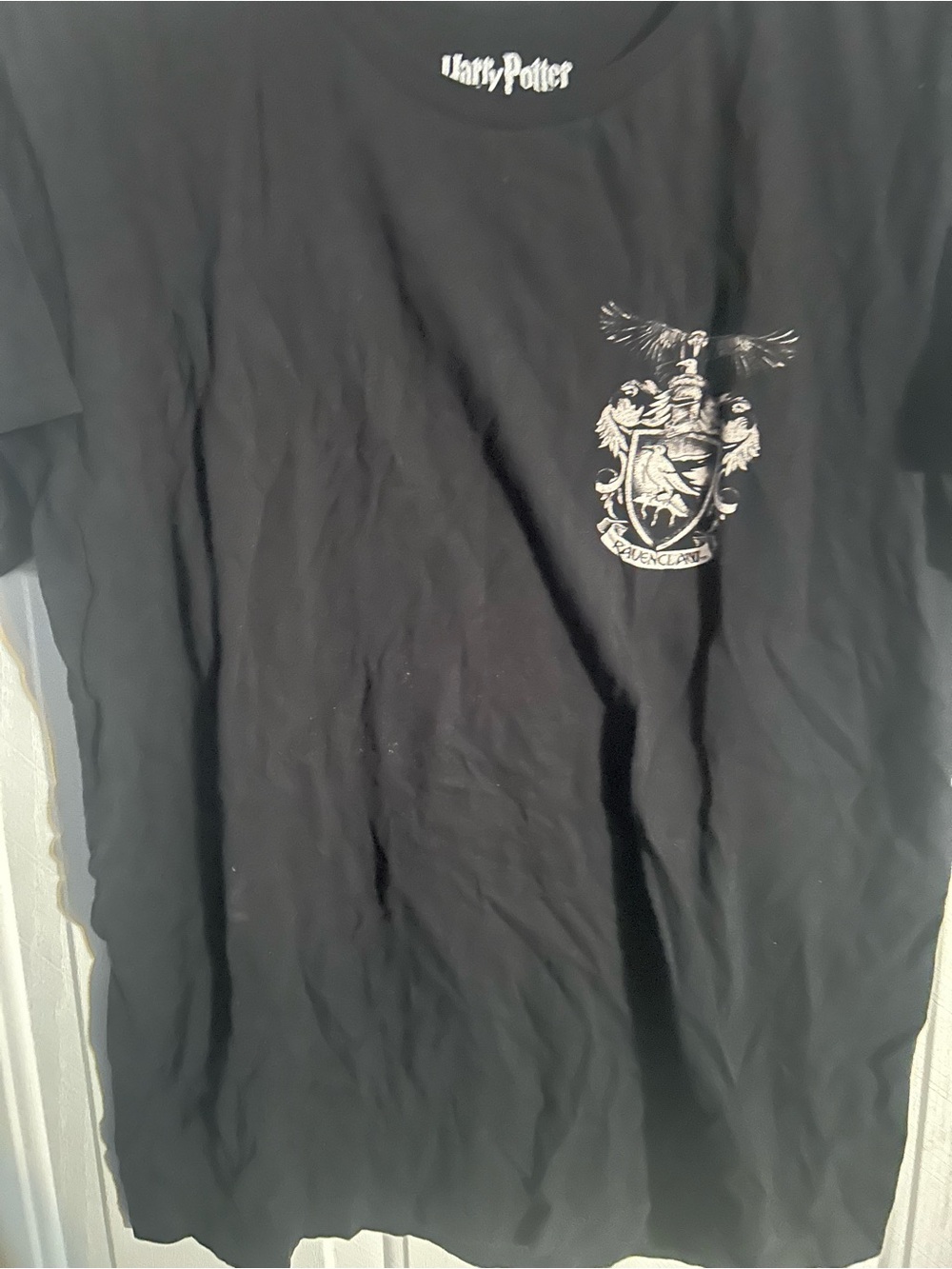 Warner Bros. Black Harry Potter Ravenclaw Crest Short Sleeve Tee